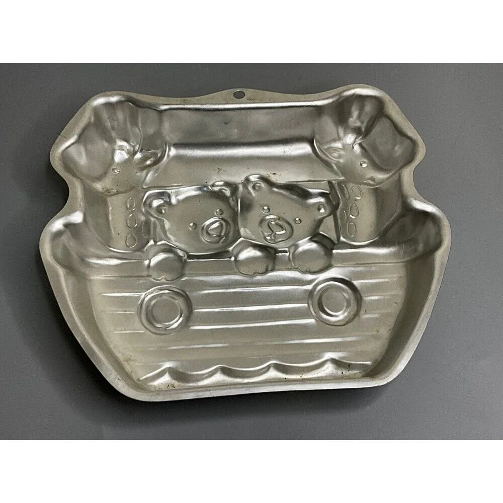 Wilton 1999 Cake Pan Noah’s Ark Arc Party 2105-2026 New Baby Shower Church